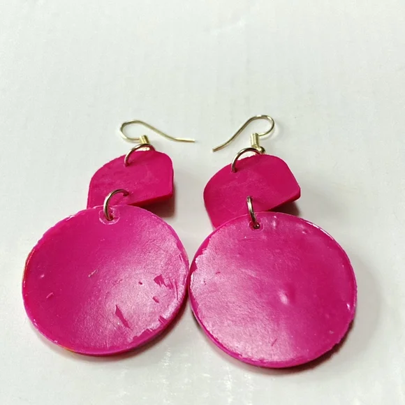 BNWT Handmade Barbiecore Pink Earrings Bundle -Treat Yourself to Trendy Elegance - Picture 5 of 12